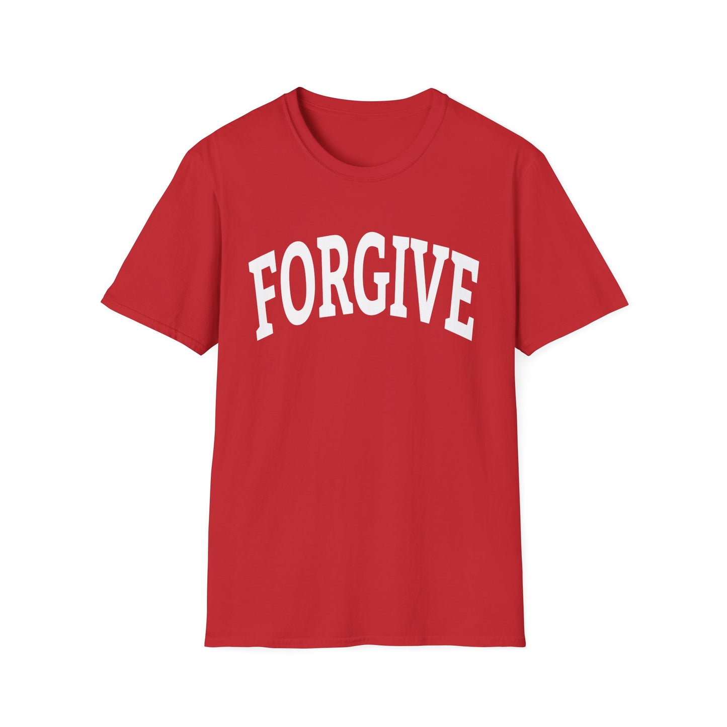 FREELY FORGIVE Collegiate Style T-Shirt | Faith-Based T-Shirt | Christian Streetwear | Inspirational Gift
