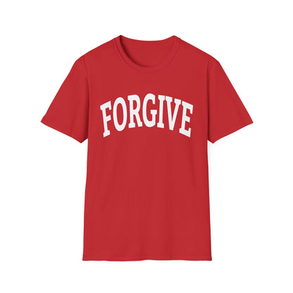 FREELY FORGIVE Collegiate Style T-Shirt | Faith-Based T-Shirt | Christian Streetwear | Inspirational Gift