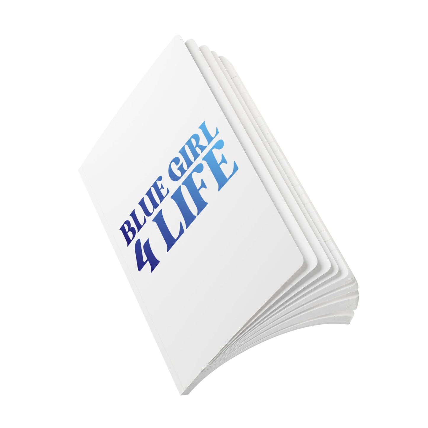 Blue Girls 4 God (White) Softcover Journal – Double-Sided Inspirational Faith Journal | 100 or 200 Pages | Notebook for Girls & Women Who Love God
