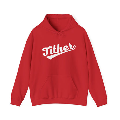 Home Run Tither Hoodie | Baseball Script Hoodie | Inspirational Giving Hoodie | Positive Lifestyle Pullover | Motivational Unisex Hoodie