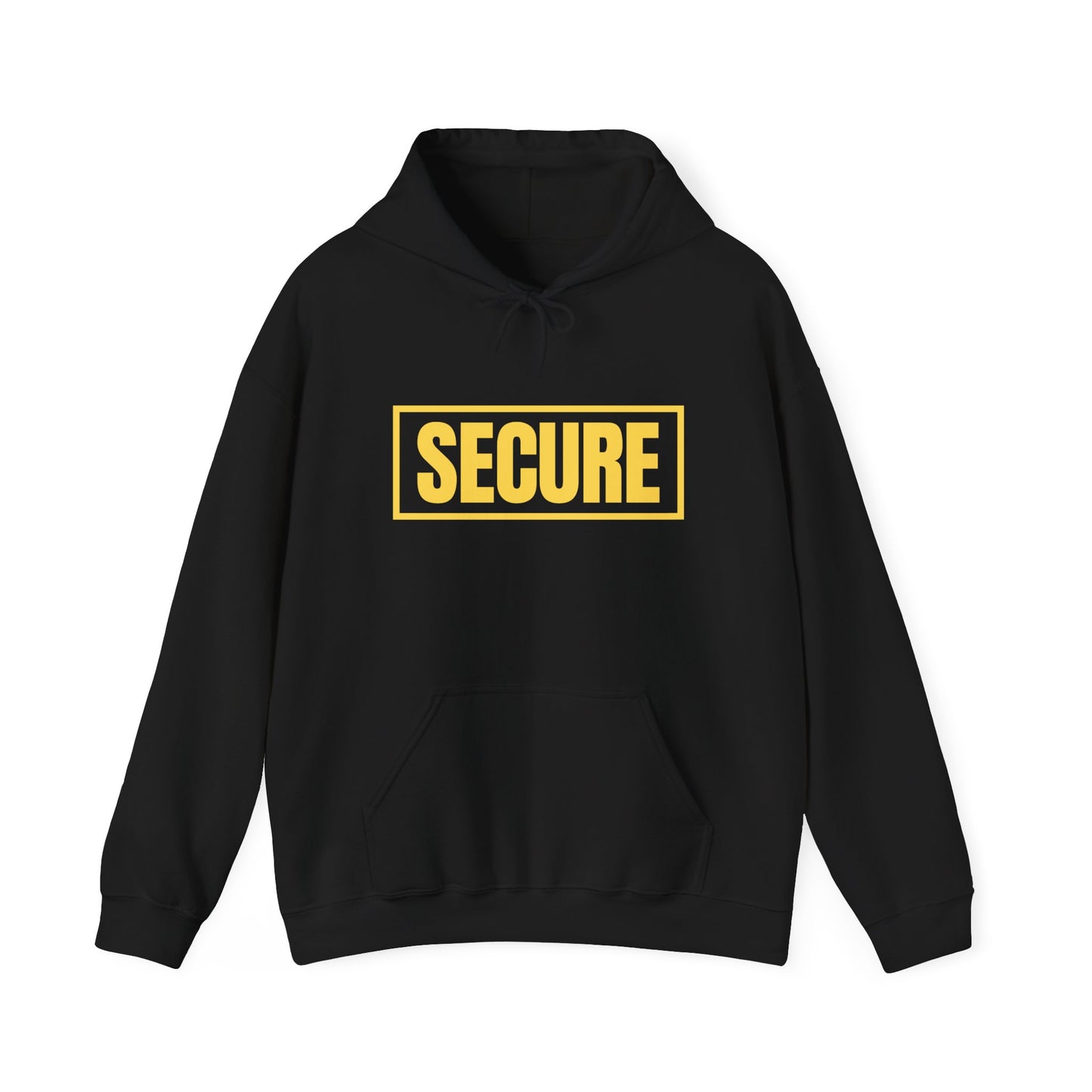 Secure Yellow Design Unisex Hoodie - Confidence You Can Feel & Faith You Can Wear