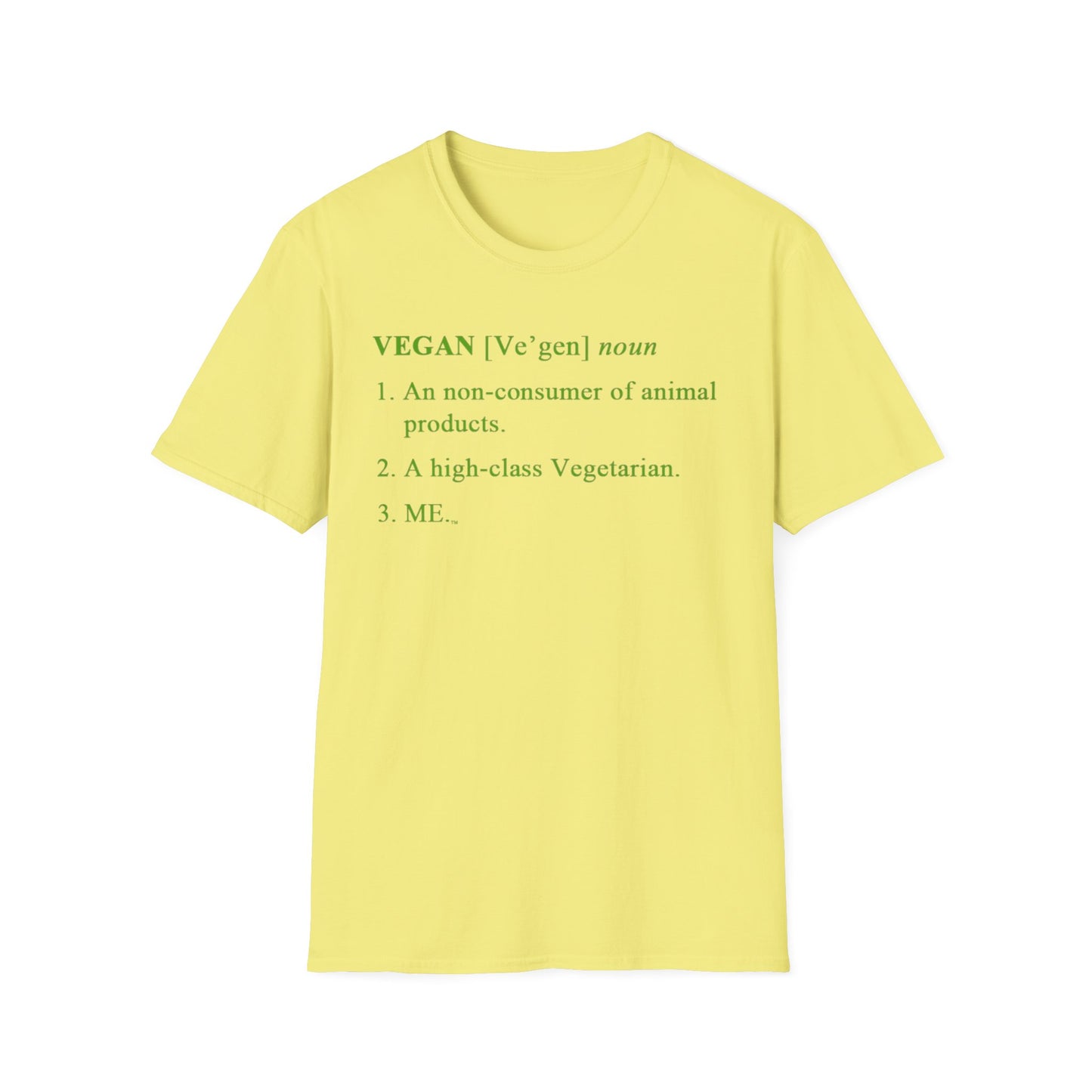Vegan Definition Unisex T-Shirt - Funny & Bold Plant-Based Statement Tee