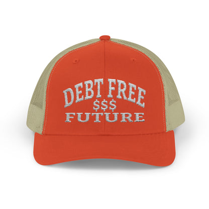 My Bold Bright Debt Free Future – Financial Freedom Affirmation Embroidered Baseball Cap, Unisex Adjustable, Financial Freedom Gift