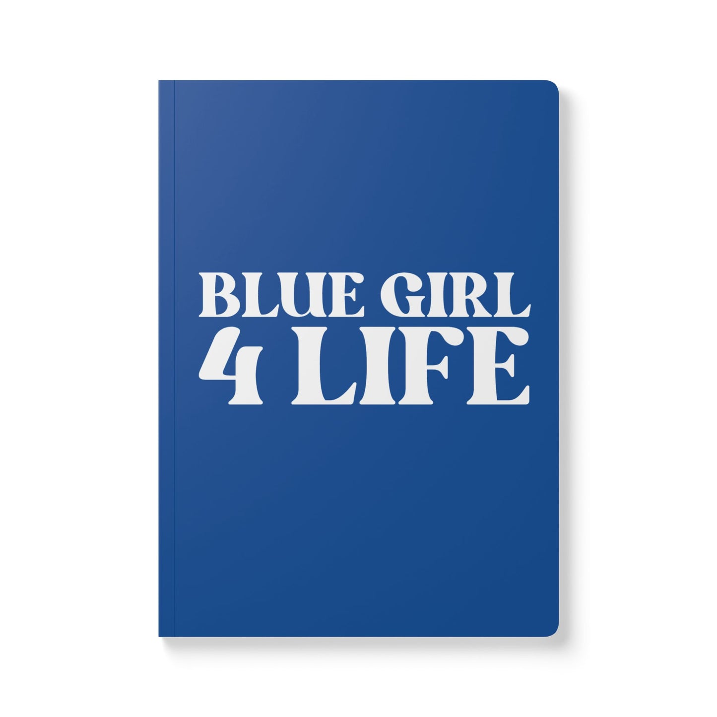 Blue Girls 4 God Softcover Journal – Double-Sided Inspirational Faith Journal | 100 or 200 Pages | Notebook for Girls & Women Who Love God