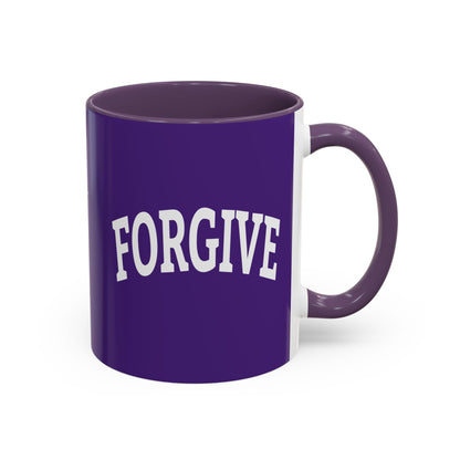 FREELY FORGIVE Mug | Inspirational Coffee Mug | Faith-Based Gift | Forgiveness Quote Mug | Motivational Drinkware | Collegiate Style Design