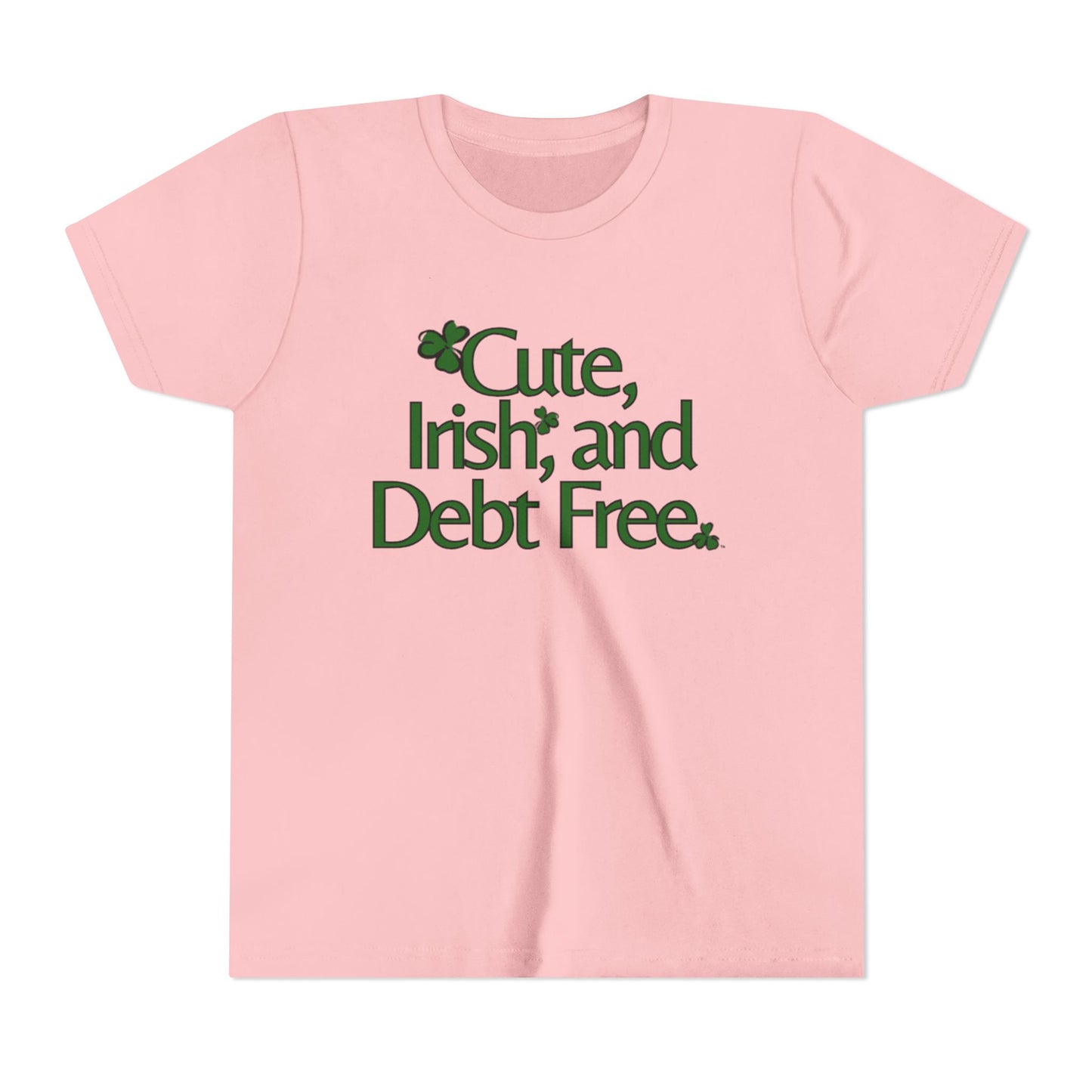 Cute, Irish & Debt Free Toddler Tee with Purpose! Perfect for St. Patrick's Day!
