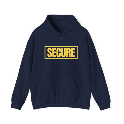 Secure Yellow Design Unisex Hoodie - Confidence You Can Feel & Faith You Can Wear