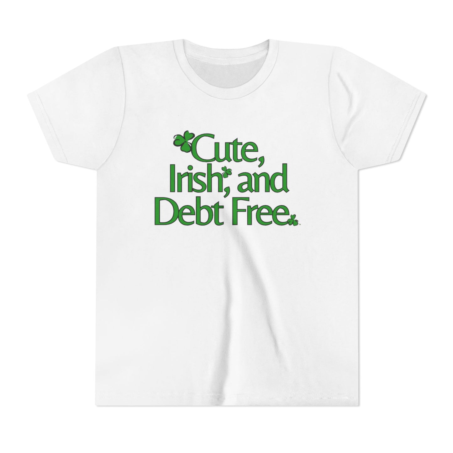 Cute, Irish & Debt Free Toddler Tee with Purpose! Perfect for St. Patrick's Day!