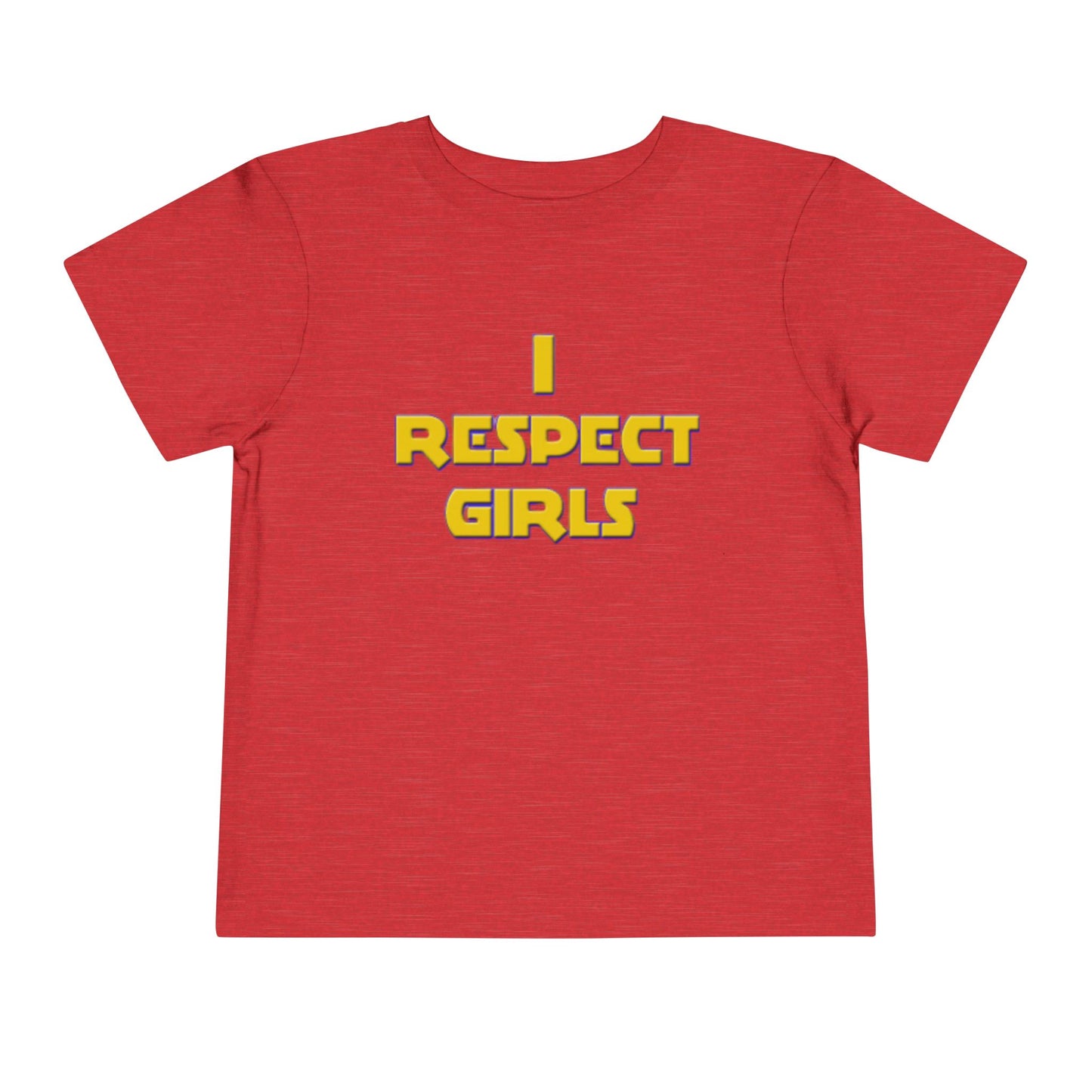 I Respect Girls Toddler T-Shirt - Little Gentleman Energy
