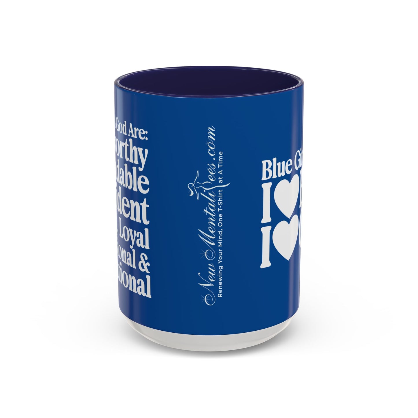 Blue Girls 4 God Mug - Color Collection