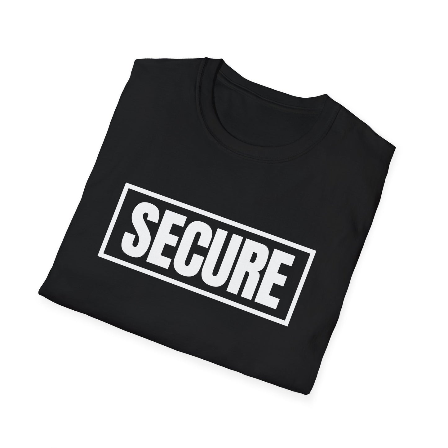 Secure White Design Unisex T-Shirt - Confidence You Can Feel & Faith You Can Wear