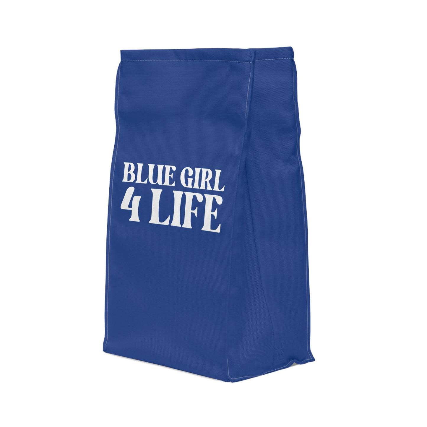 Blue Girl 4 Life Lunch Bag – Double-Sided Inspirational Blue Girl Lunch Tote | Insulated Lunch Bag | Girl Power Lunch Box