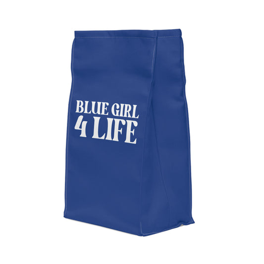 Blue Girl 4 Life Lunch Bag – Double-Sided Inspirational Blue Girl Lunch Tote | Insulated Lunch Bag | Girl Power Lunch Box