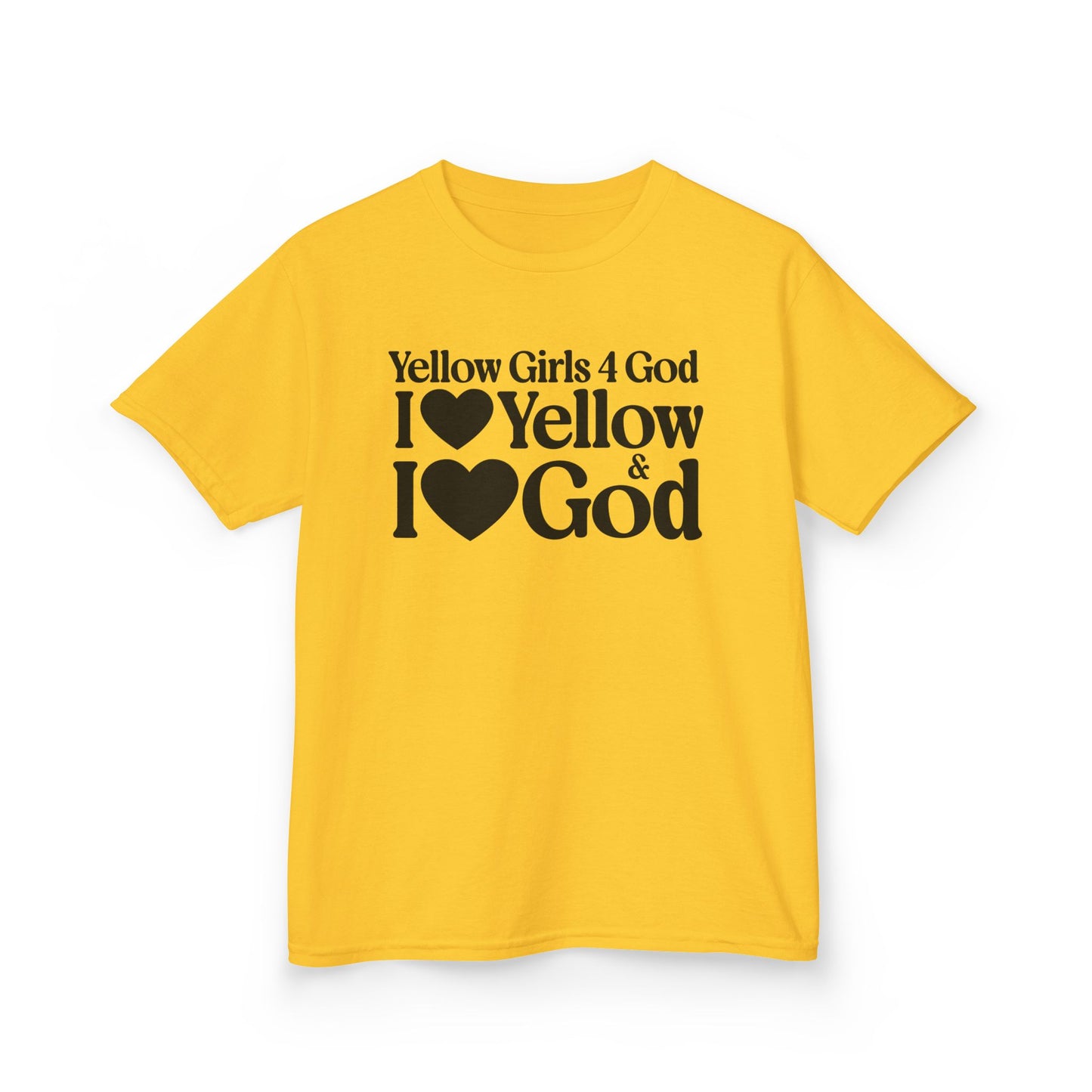 Yellow Girls 4 God Youth T-shirt - You Are Cheerful, Successful, Inventive, Communicators, Adventurous, Intelligent, and Resilient!