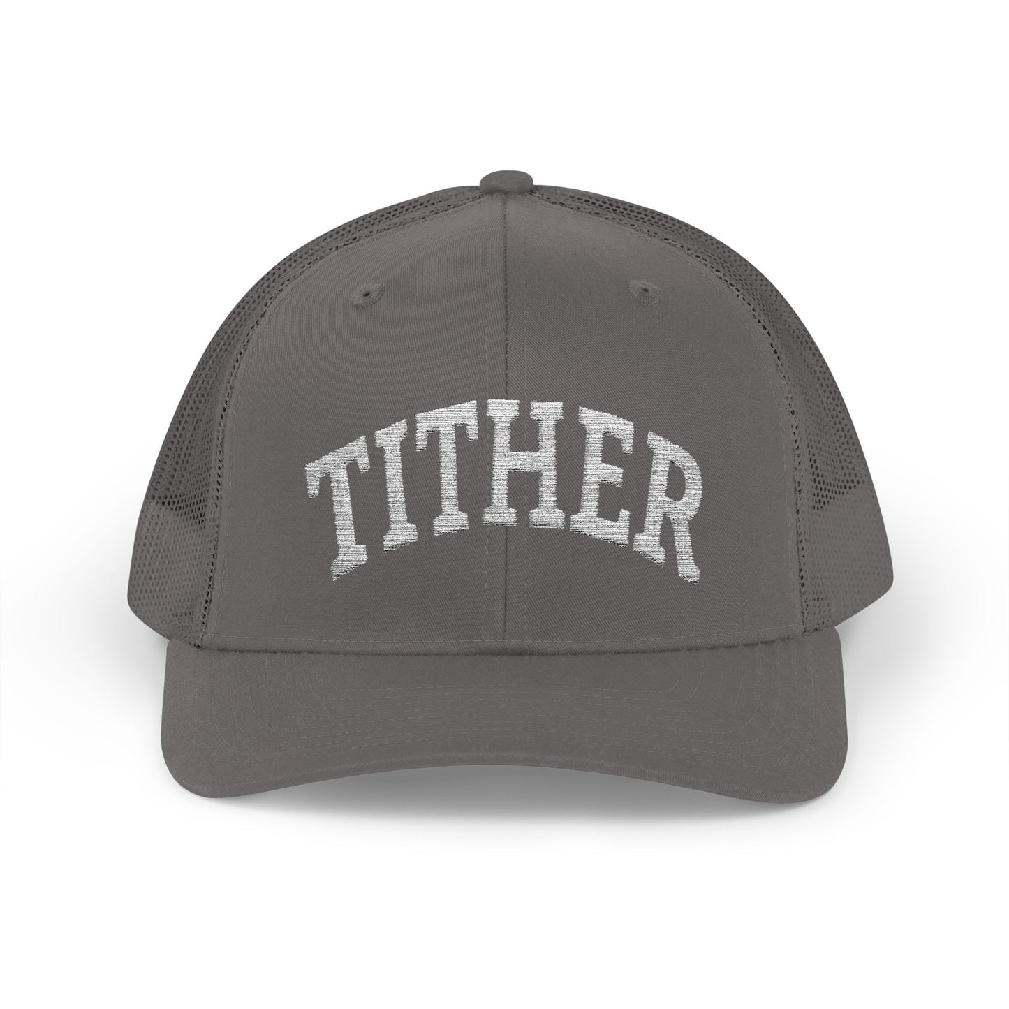 Tither Collegiate Cap | Embroidered Christian Baseball Hat, Unisex Adjustable Faith-Based Cap, Tithing Lifestyle Hat, Church Wear