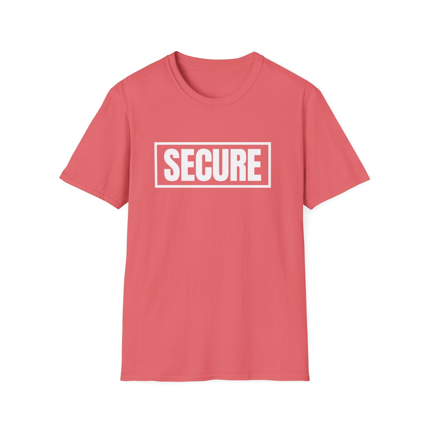 Secure White Design Unisex T-Shirt - Confidence You Can Feel & Faith You Can Wear