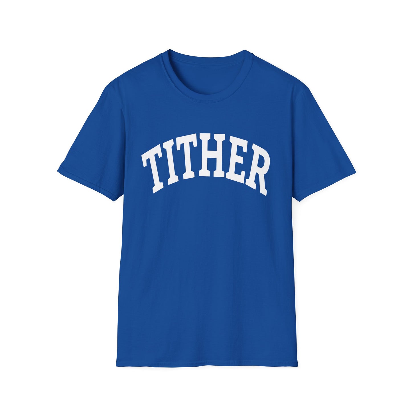 Committed Tither Collegiate T-Shirt | Faith-Based Tee | Tithing Lifestyle| Faith & Abundance Statement T-Shirt  | Financial Freedom Shirt