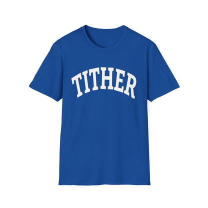 Committed Tither Collegiate T-Shirt | Faith-Based Tee | Tithing Lifestyle| Faith & Abundance Statement T-Shirt  | Financial Freedom Shirt