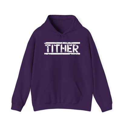 Tough Tither Unisex Hoodie - Faith Driven, Giver, Church, Bold Faith Based Statement Hooded Sweatshirt