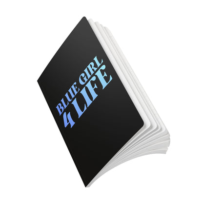 Blue Girls 4 God (Black) Softcover Journal – Double-Sided Inspirational Faith Journal | 100 or 200 Pages | Notebook for Girls & Women Who Love God