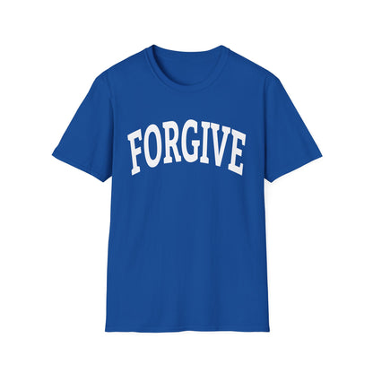 FREELY FORGIVE Collegiate Style T-Shirt | Faith-Based T-Shirt | Christian Streetwear | Inspirational Gift