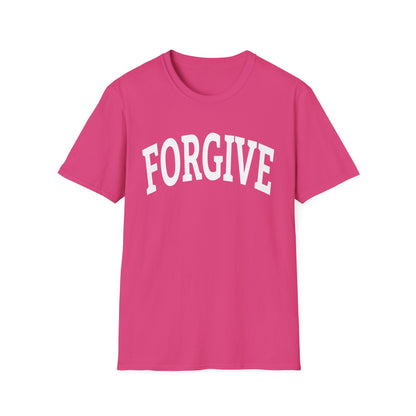 FREELY FORGIVE Collegiate Style T-Shirt | Faith-Based T-Shirt | Christian Streetwear | Inspirational Gift