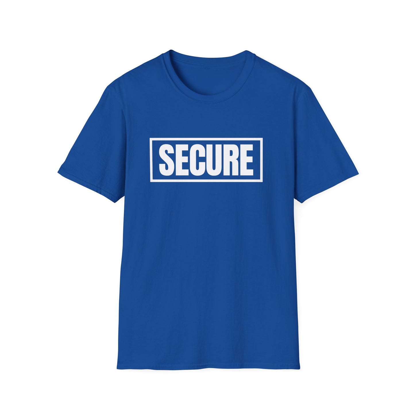 Secure White Design Unisex T-Shirt - Confidence You Can Feel & Faith You Can Wear