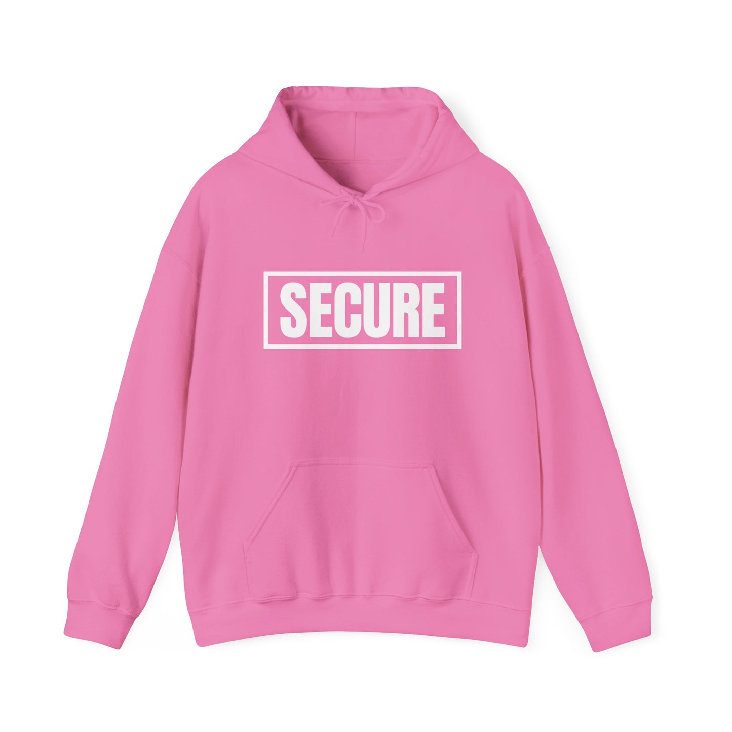 Secure White Design Unisex Hoodie - Confidence You Can Feel & Faith You Can Wear