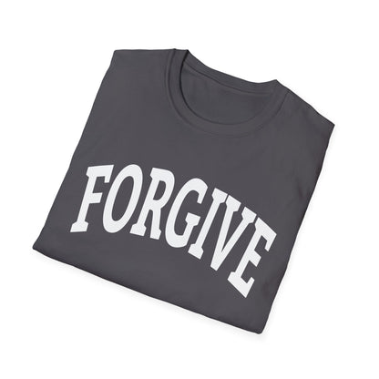 FREELY FORGIVE Collegiate Style T-Shirt | Faith-Based T-Shirt | Christian Streetwear | Inspirational Gift
