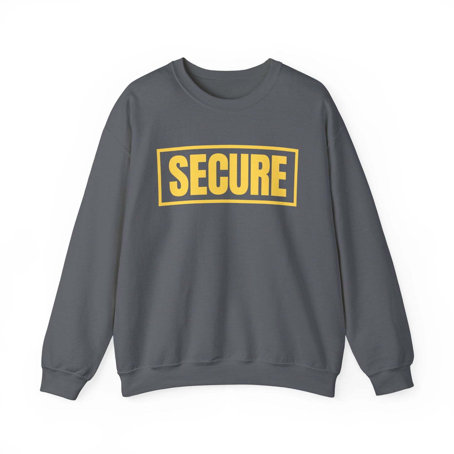 Secure Yellow Design Unisex Sweatshirt - Confidence You Can Feel & Faith You Can Wear