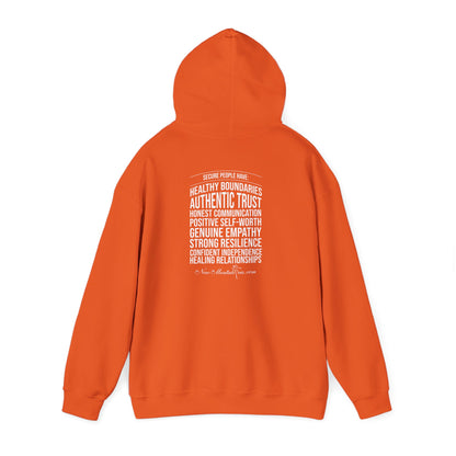 Secure White Design Unisex Hoodie - Confidence You Can Feel & Faith You Can Wear
