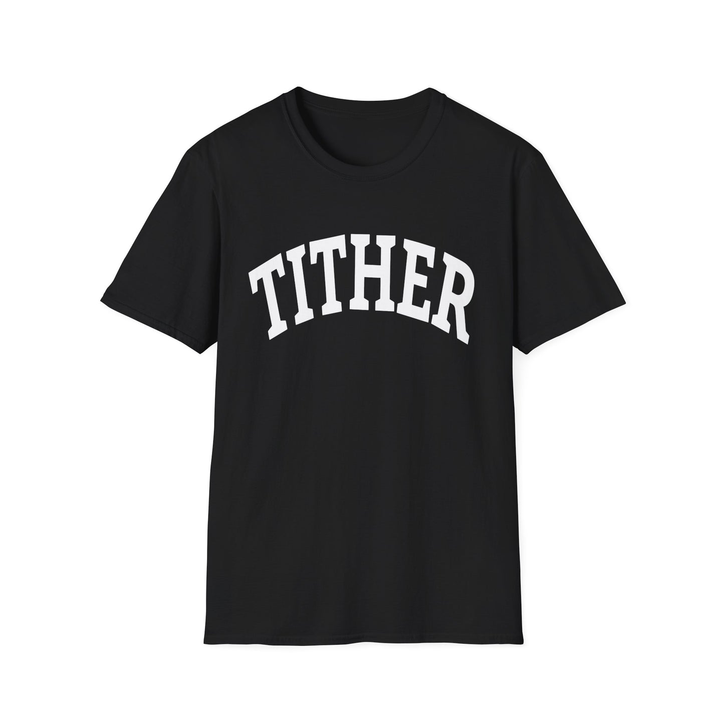 Committed Tither Collegiate T-Shirt | Faith-Based Tee | Tithing Lifestyle| Faith & Abundance Statement T-Shirt  | Financial Freedom Shirt