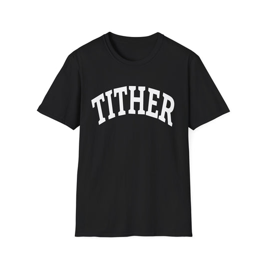 Committed Tither Collegiate T-Shirt | Faith-Based Tee | Tithing Lifestyle| Faith & Abundance Statement T-Shirt  | Financial Freedom Shirt