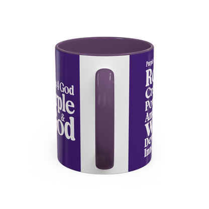 Purple Girls 4 God Mug - Color Collection