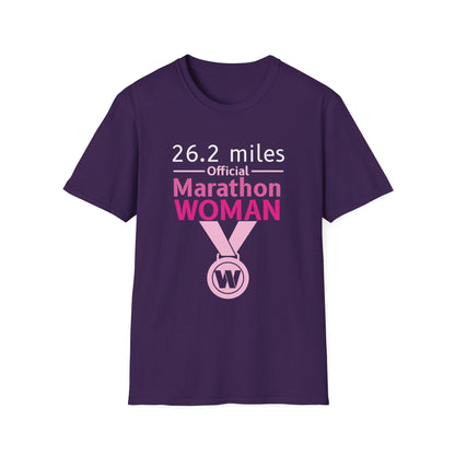 26.2 Miles Official Marathon Woman Unisex T-Shirt