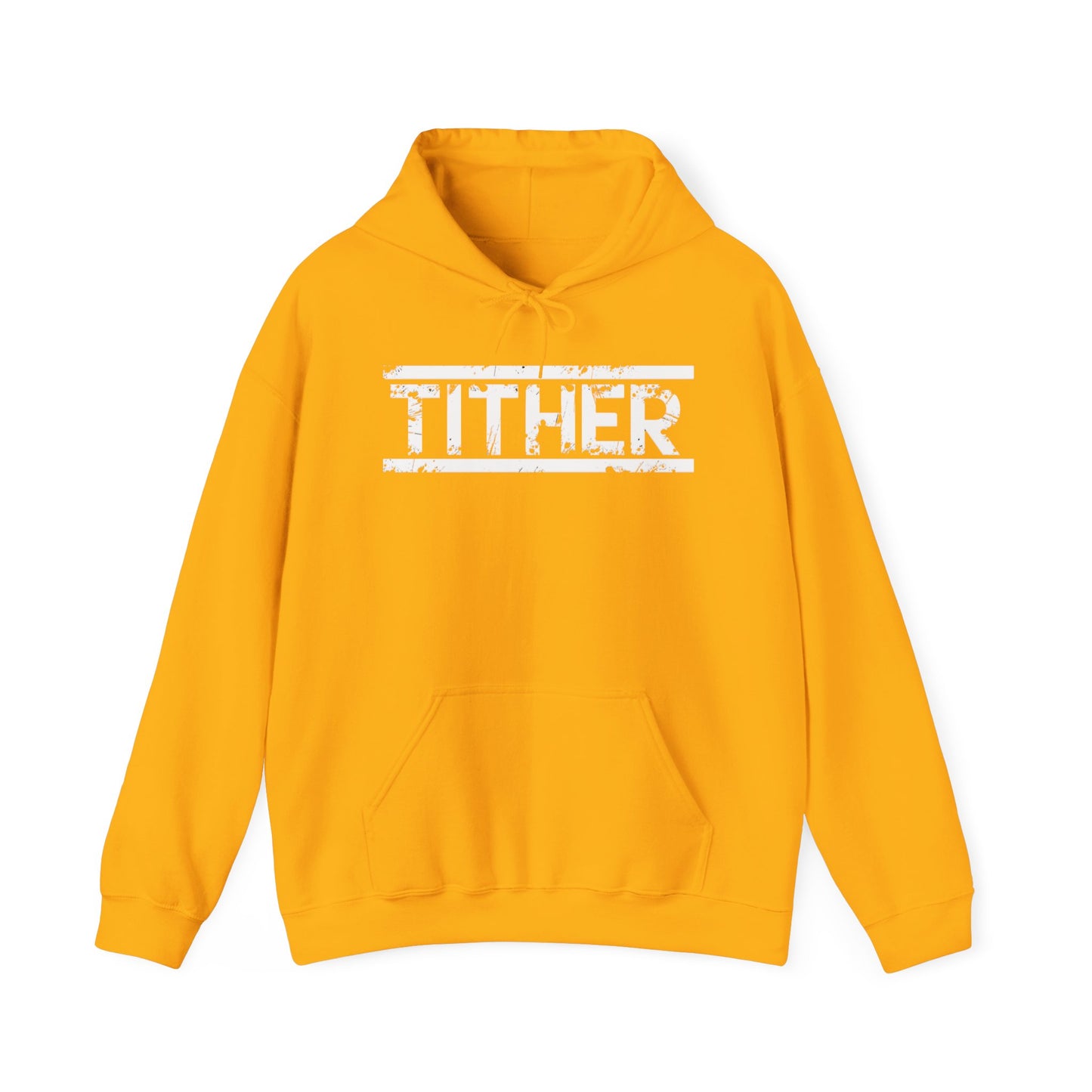 Tough Tither Unisex Hoodie - Faith Driven, Giver, Church, Bold Faith Based Statement Hooded Sweatshirt