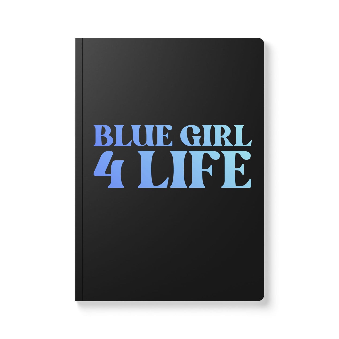 Blue Girls 4 God (Black) Softcover Journal – Double-Sided Inspirational Faith Journal | 100 or 200 Pages | Notebook for Girls & Women Who Love God