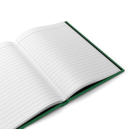 Green Girls for God Hardcover Journal – Double-Sided Inspirational Notebook | Matte Hardcover | 150 Lined Pages | Gift for Women & Girls