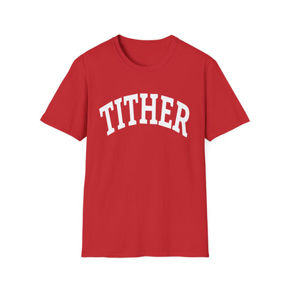 Committed Tither Collegiate T-Shirt | Faith-Based Tee | Tithing Lifestyle| Faith & Abundance Statement T-Shirt  | Financial Freedom Shirt