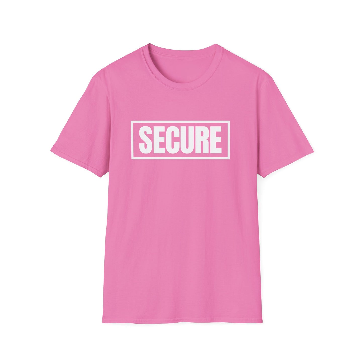 Secure White Design Unisex T-Shirt - Confidence You Can Feel & Faith You Can Wear
