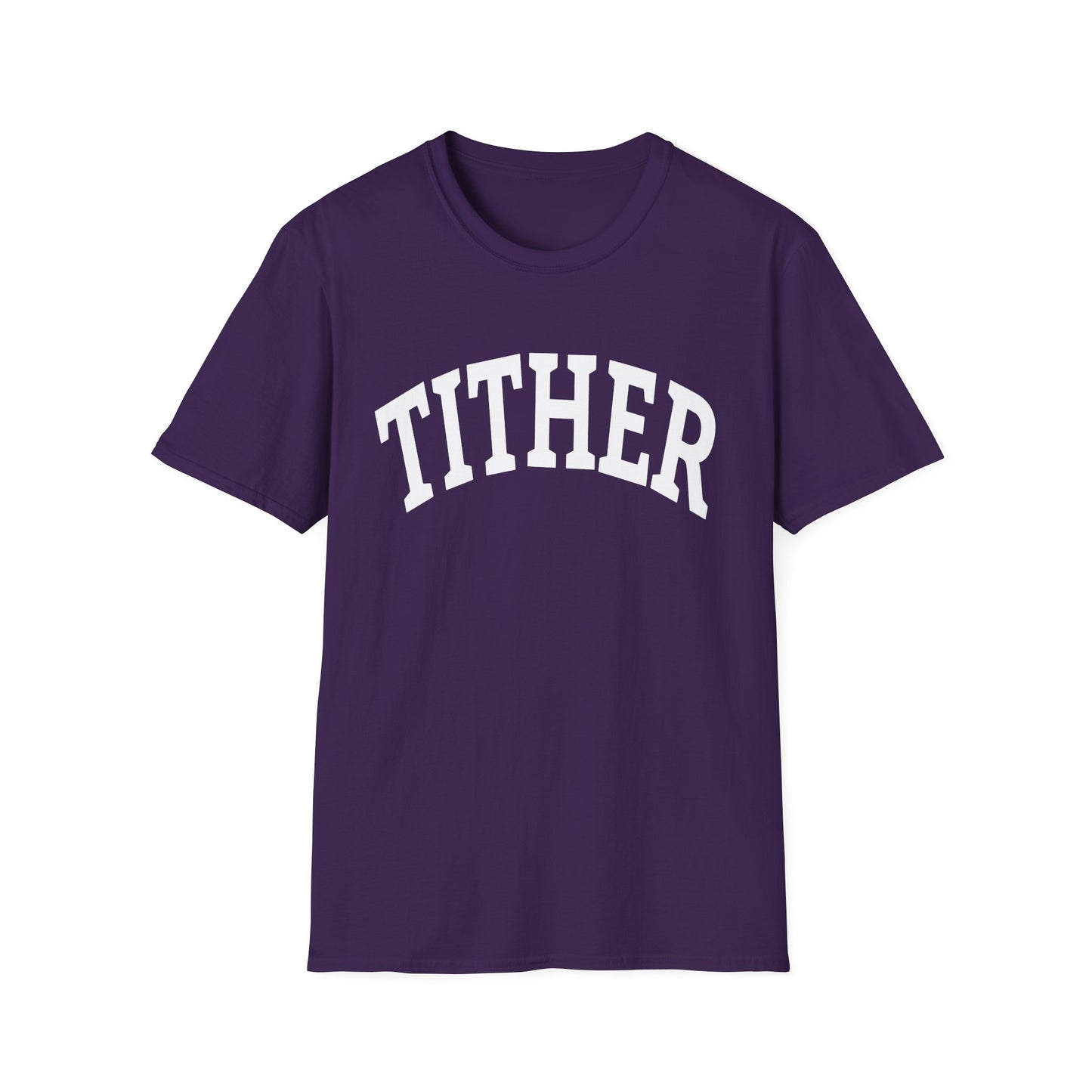 Committed Tither Collegiate T-Shirt | Faith-Based Tee | Tithing Lifestyle| Faith & Abundance Statement T-Shirt  | Financial Freedom Shirt