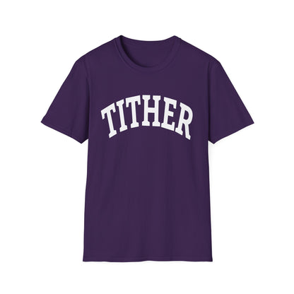 Committed Tither Collegiate T-Shirt | Faith-Based Tee | Tithing Lifestyle| Faith & Abundance Statement T-Shirt  | Financial Freedom Shirt