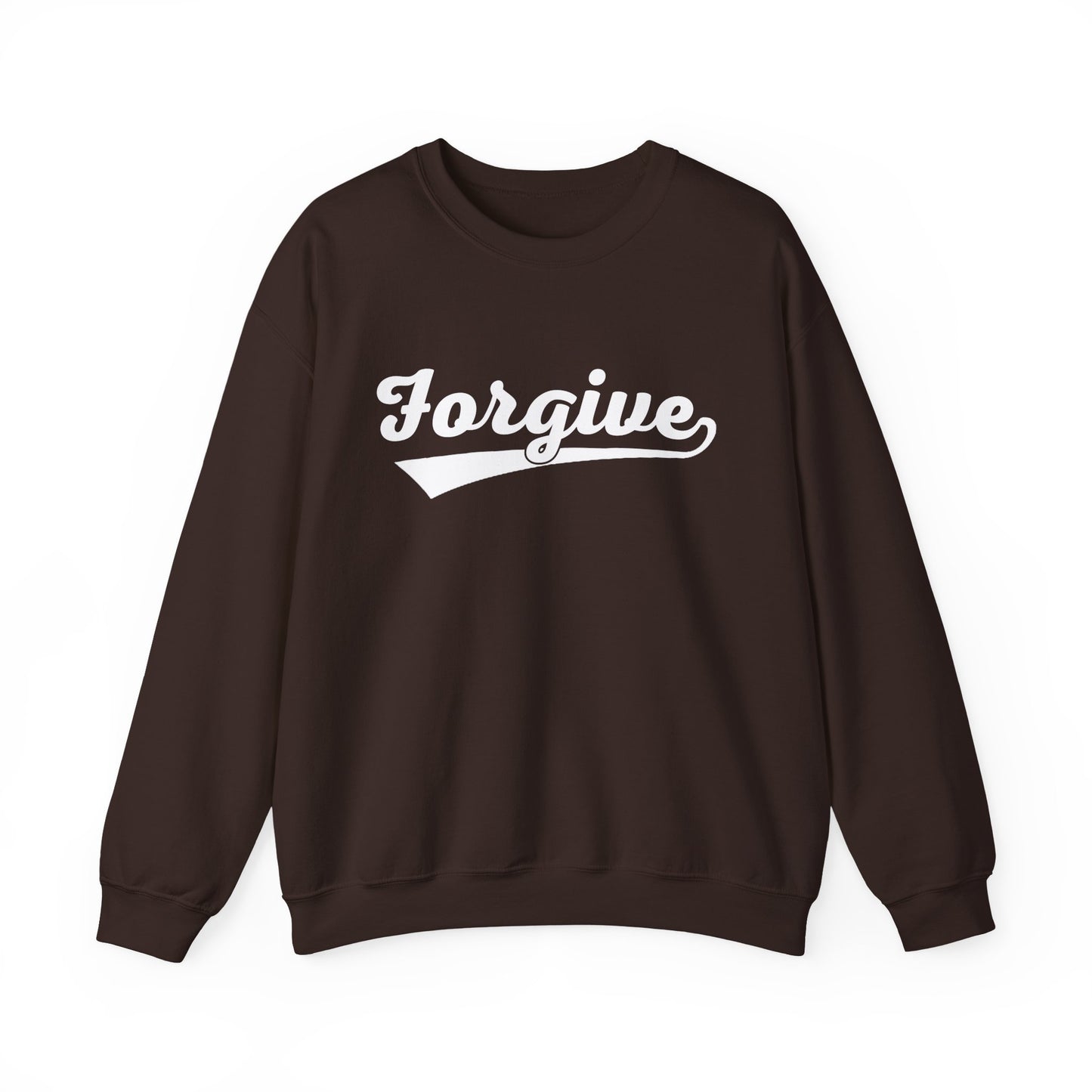 HomeRun Forgive Sweatshirt | Baseball Script Crewneck | Inspirational Graphic Sweatshirt | Motivational Unisex Sweatshirt