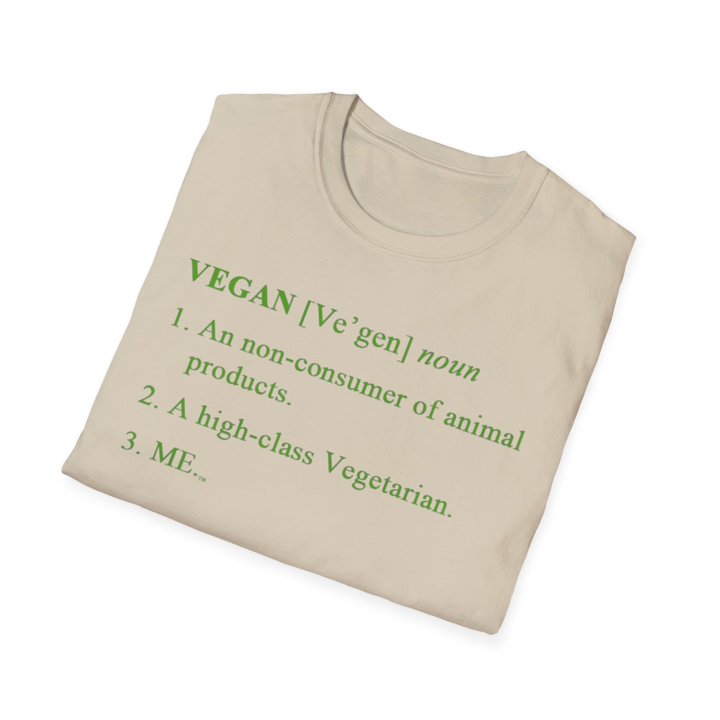 Vegan Definition Unisex T-Shirt - Funny & Bold Plant-Based Statement Tee