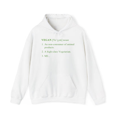 Vegan Definition Unisex Hoodie -  Funny & Bold Plant-Based Statement Apparel