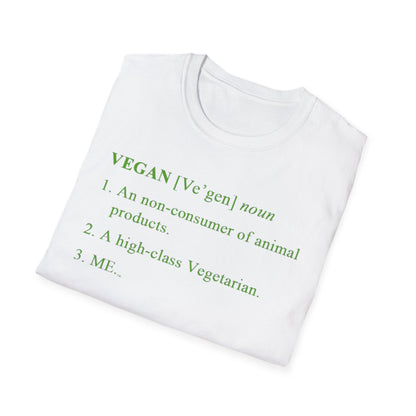 Vegan Definition Unisex T-Shirt - Funny & Bold Plant-Based Statement Tee