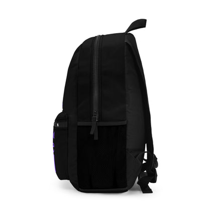 Purple Girls 4 God Black Contrast Backpack – Inspirational Christian Girls School Backpack | Faith-Based Bookbag | Lightweight Travel & School Bag