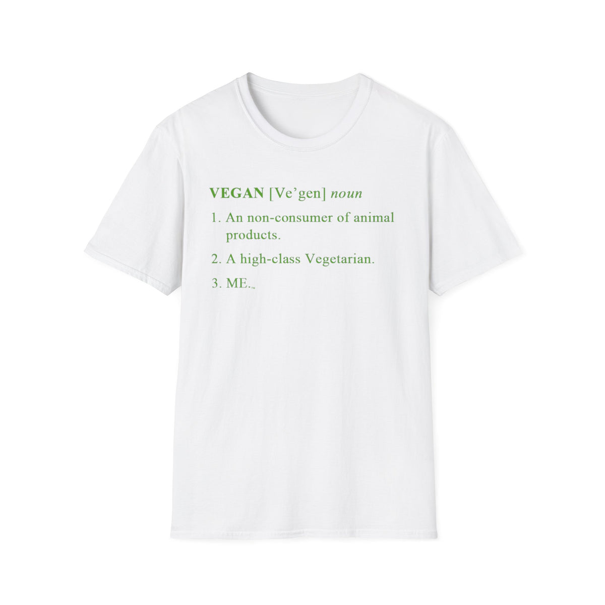 Vegan Definition Unisex T-Shirt - Funny & Bold Plant-Based Statement Tee