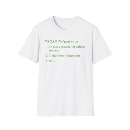 Vegan Definition Unisex T-Shirt - Funny & Bold Plant-Based Statement Tee