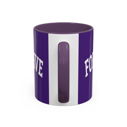 FREELY FORGIVE Mug | Inspirational Coffee Mug | Faith-Based Gift | Forgiveness Quote Mug | Motivational Drinkware | Collegiate Style Design